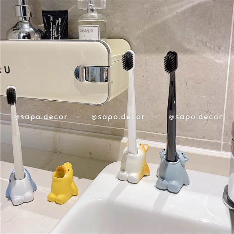 Giá Đỡ Bàn Chải Đánh Răng Hình Động Vật Hoạt Hình Đáng Yêu - Sapo Decor
