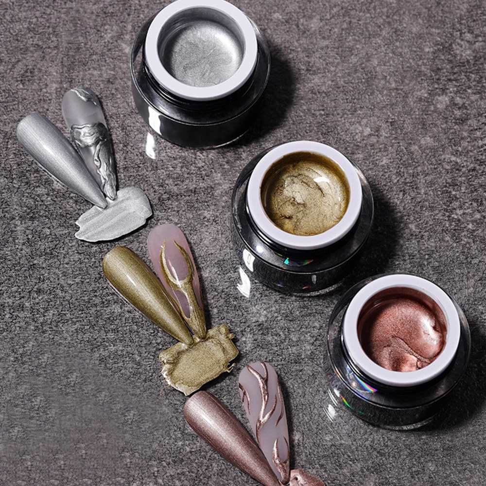 Gel metan vàng bạc vendeeni , nhũ vẽ viền móng