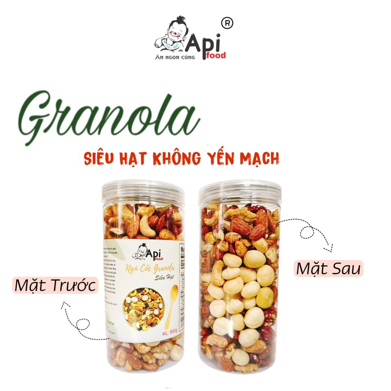 Siêu Hạt Không Yến Mạch 500gr