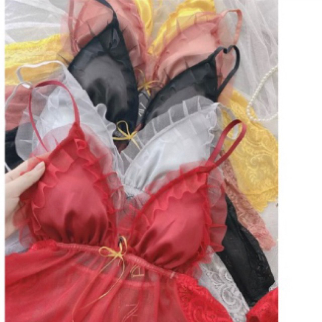 Bộ ngủ 2 dây sexy