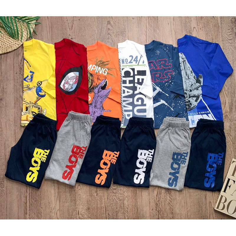 Bộ Thun Tay Dài Skite Boy