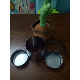 (THANH LÝ) KHUÔN CHẢ LỤA CÀ MEN/ KHUÔN GIÒ LỤA INOX/ KHUÔN CHẢ CÁ TRÒN