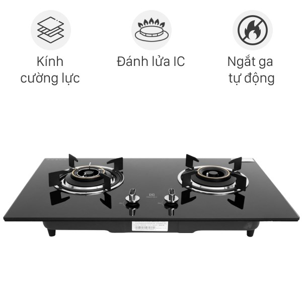 Bếp gas âm Electrolux EHG723BA Hàng trưng bày 99% Tặng Kèm DÂY NGẮT GAS TỰ ĐỘNG