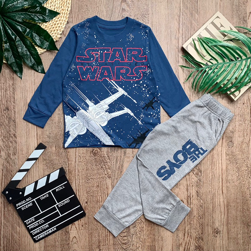 Bộ Thun Tay Dài Skite Boy