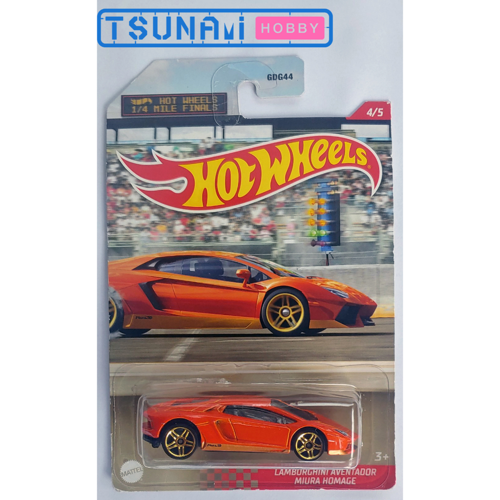 Xe mô hình Hot Wheels Lamborghini Aventador Miura Homage