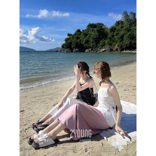 Áo hai dây khoét eo [2YOUNG] A2259 (ảnh thật)