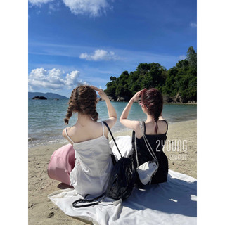 Áo hai dây khoét eo [2YOUNG] A2259 (ảnh thật)
