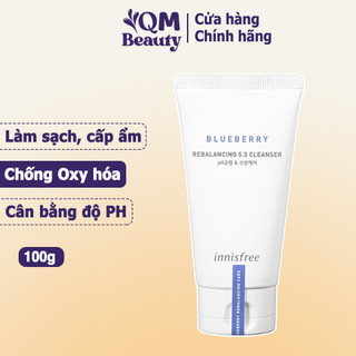 Sữa rửa mặt Innisfree Blueberry Rebalancing 5.5 Cleanser 100ml từ Việt Quốc Hàn Quốc