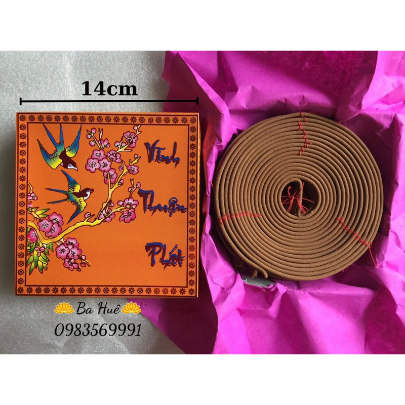Hương nhang vòng én Vĩnh Thuân Phát  100% tự nhiên - không hóa chất