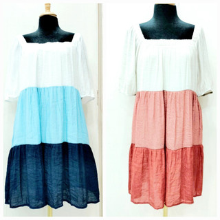 Đầm Babydoll Xếp Tầng Phom chữ A - NAIF