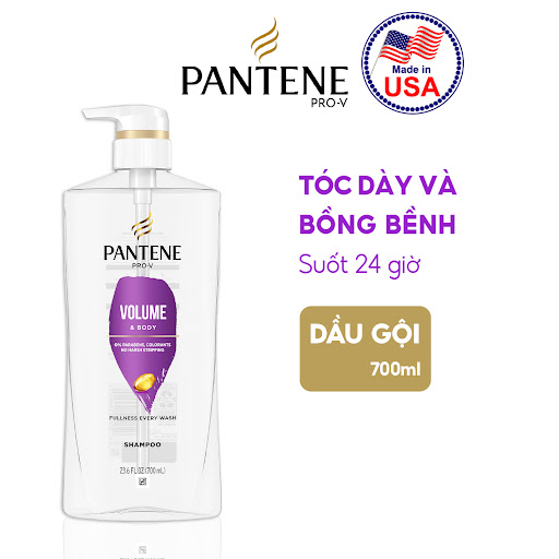 Dầu gội Pantene Pro-V Volume & Body Mỹ 700ml