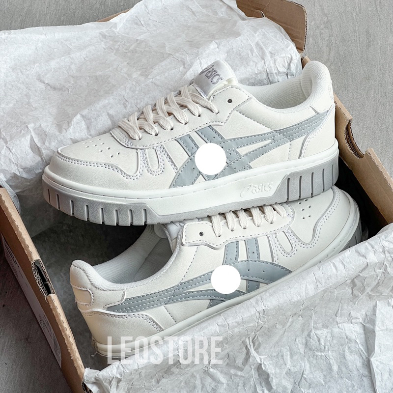 Giày thể thao Asi.c Court Mz Xám Kem Nam Nữ Full Bill Box