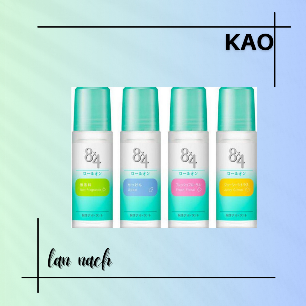 Lăn nách Kao 8x4 Nhật Bản - thơm mát suốt cả ngày