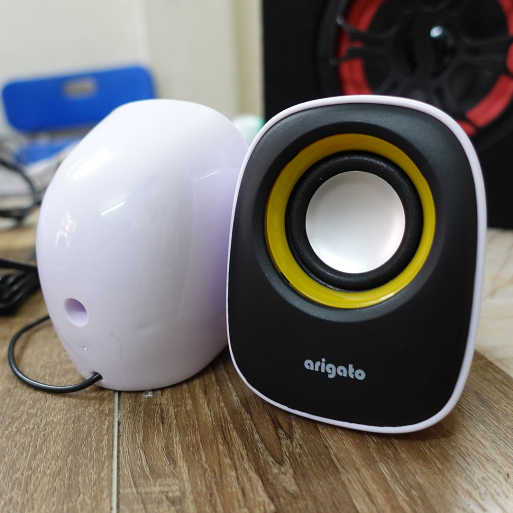 Loa Máy Tính Arigatoo 804 Chính Hãng- Âm Thanh Nổi , Cực Hay - Giao Màu Ngẫu Nhiên