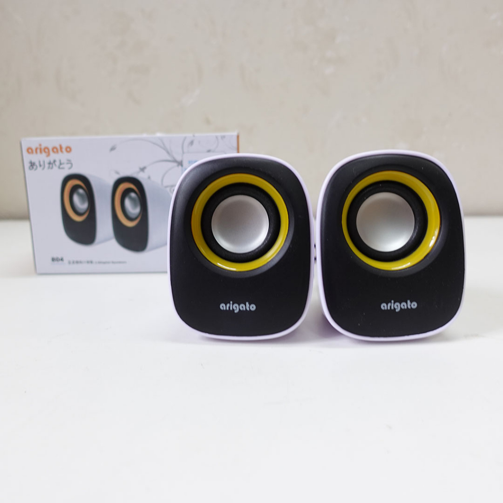 Loa Máy Tính Arigatoo 804 Chính Hãng- Âm Thanh Nổi , Cực Hay - Giao Màu Ngẫu Nhiên