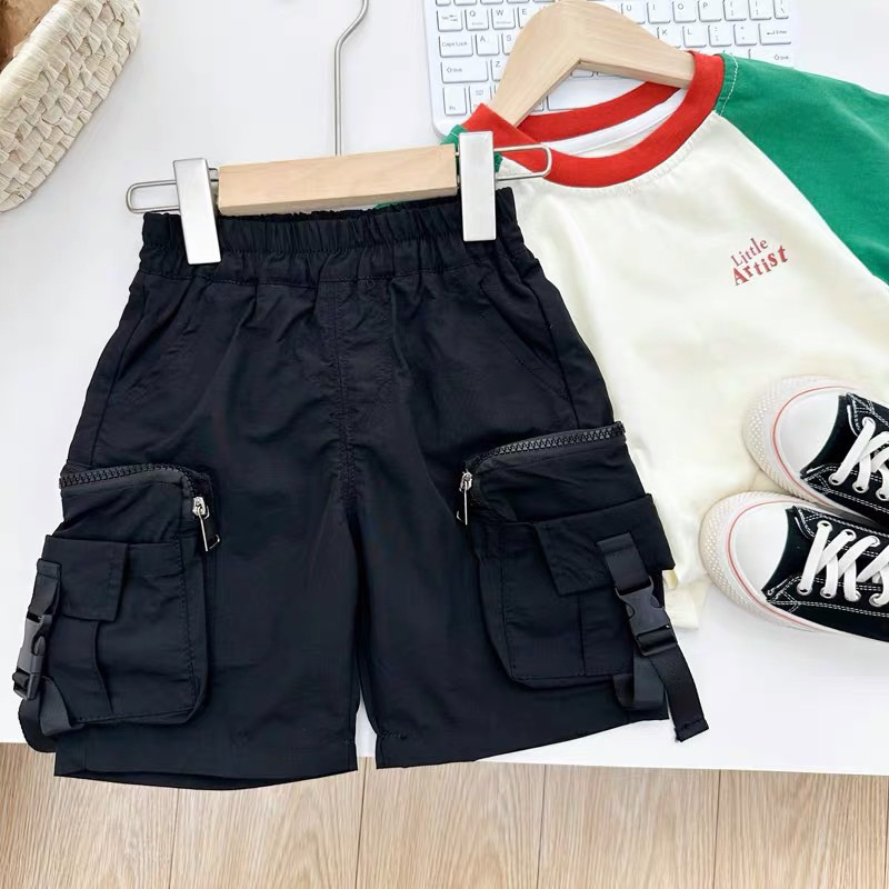 Quần ngố hiphop bé trai , bé mặc bao phong cách ,dành cho bé 10-32kg