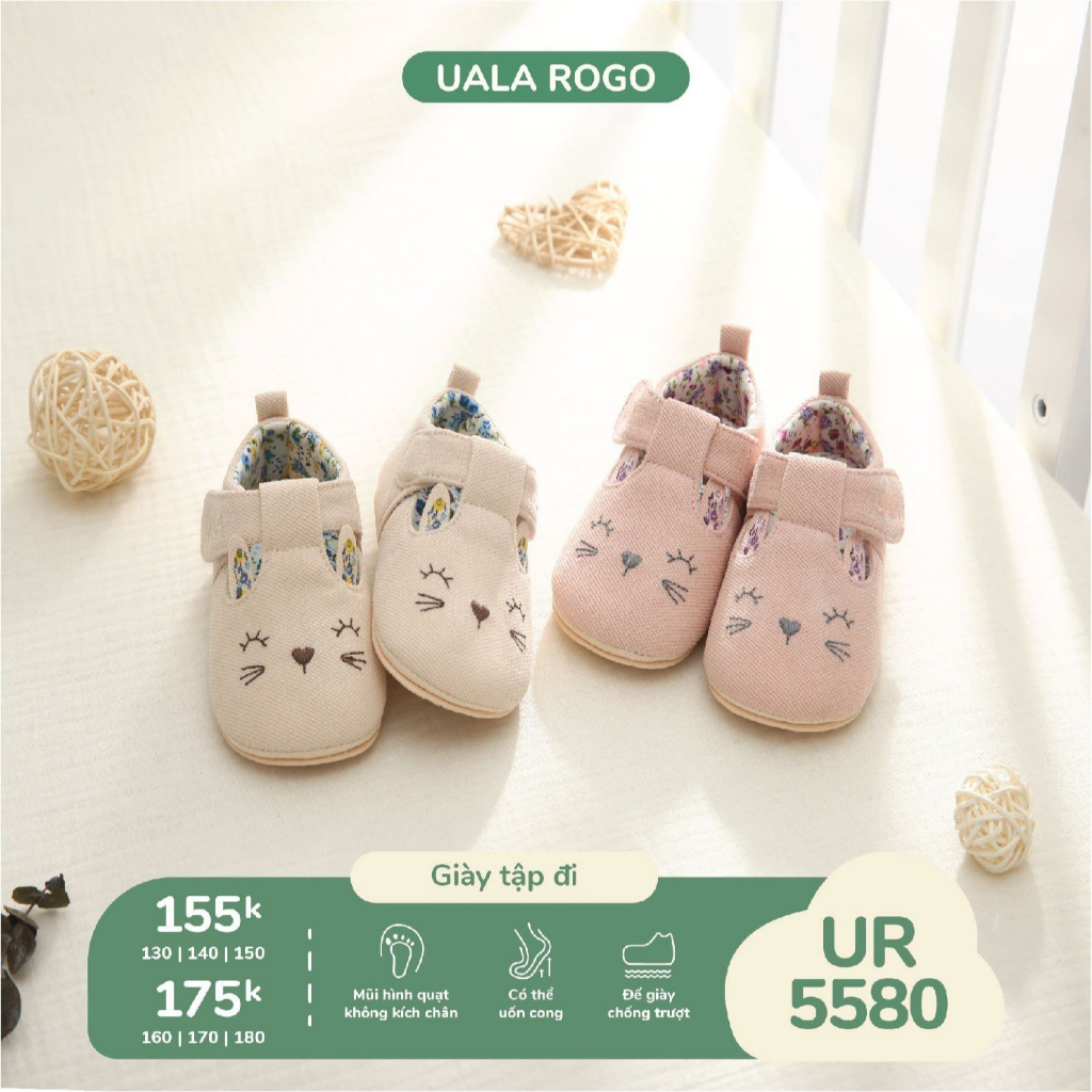 Giày tập đi Uala mắt mèo cho bé gái UR 5580 5593 5594 5600