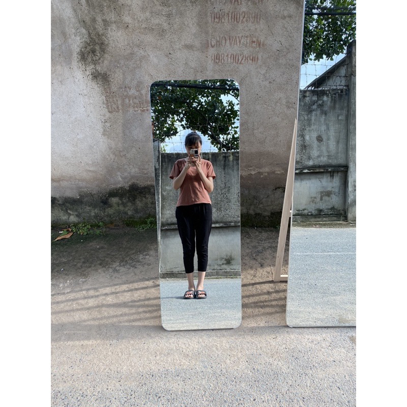 Gương Soi Toàn Thân Tràn Viền PIOLLEX Hình Chữ Nhật Bo Góc Nịnh Dáng