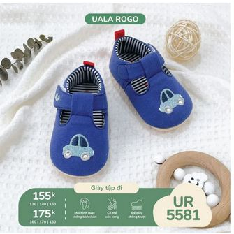 Giày tập đi Uala hoạ tiết mẫu mới cho bé trai, bé gái UR 5581 5596 5598
