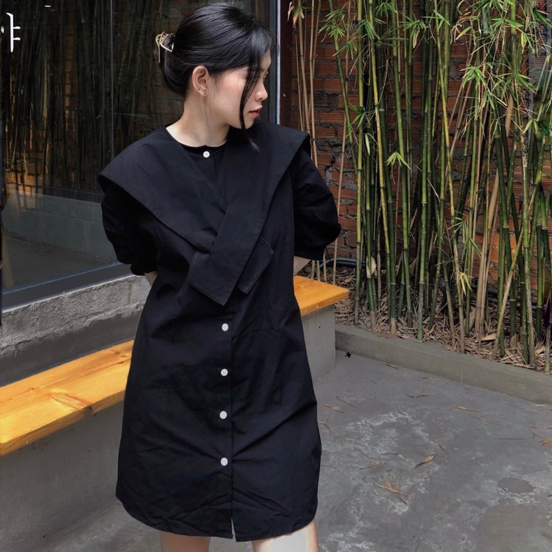 Bittersweet - Váy cổ choàng Paletot Dress