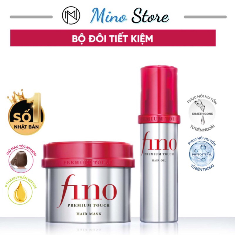 Kem ủ tóc cao cấp FINO Premium Touch 230g Dầu dưỡng tóc cao cấp FINO PREMIUM TOUCH HAIR OIL B 70ml