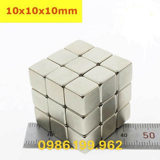 Nam châm đất hiếm hình lập phương nhiều kích thước giá bán 1 viên