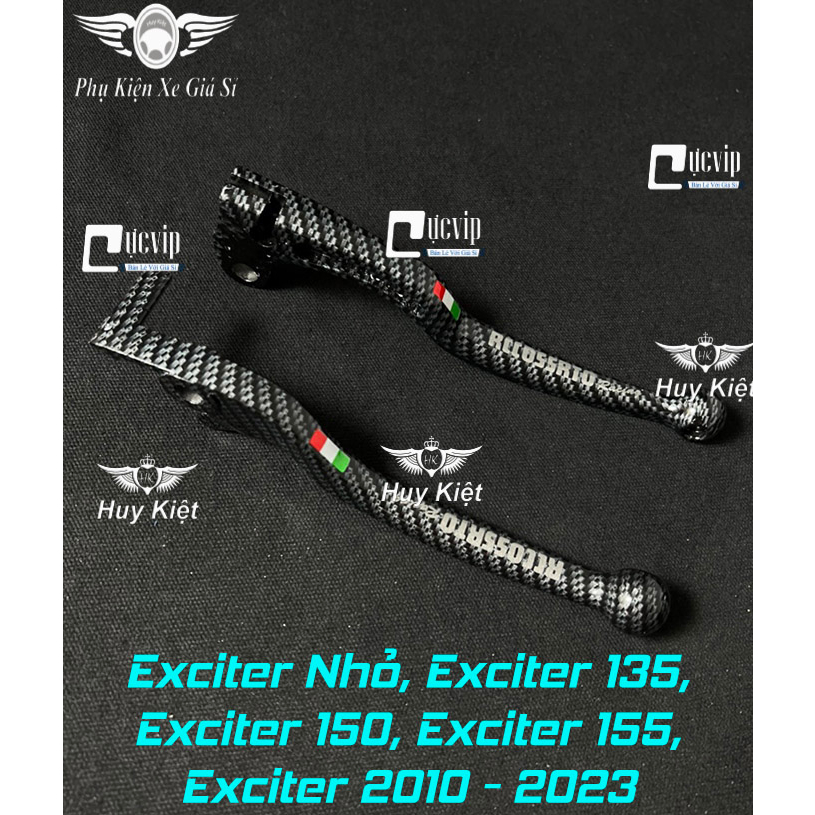 Cặp Tay Thắng Carbon Mod Chữ Rccossrto Gắn Vario,Click,AB,Vision,SH,Ex,Win,Raider Fi,Satria,PS,Dylan 6238