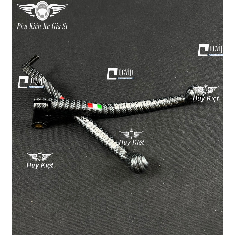 Cặp Tay Thắng Carbon Mod Chữ Rccossrto Gắn Xe Winner, Winner V1, Winner X V2 V3 6236