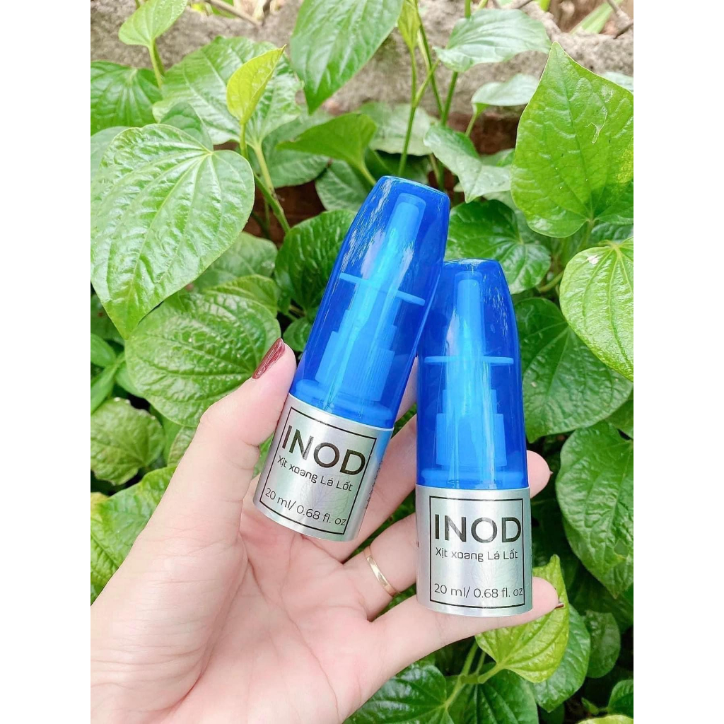 Combo Xịt xoang lá lốt Inod Huyền Phi 20ml hết v.iêm xoang khoang mũi thông thoáng sạch mũi tức thì