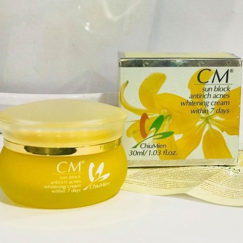 Kem ChiuMien dưỡng trắng da, giảm mụn, chống lão hoá - Đài Loan 30g