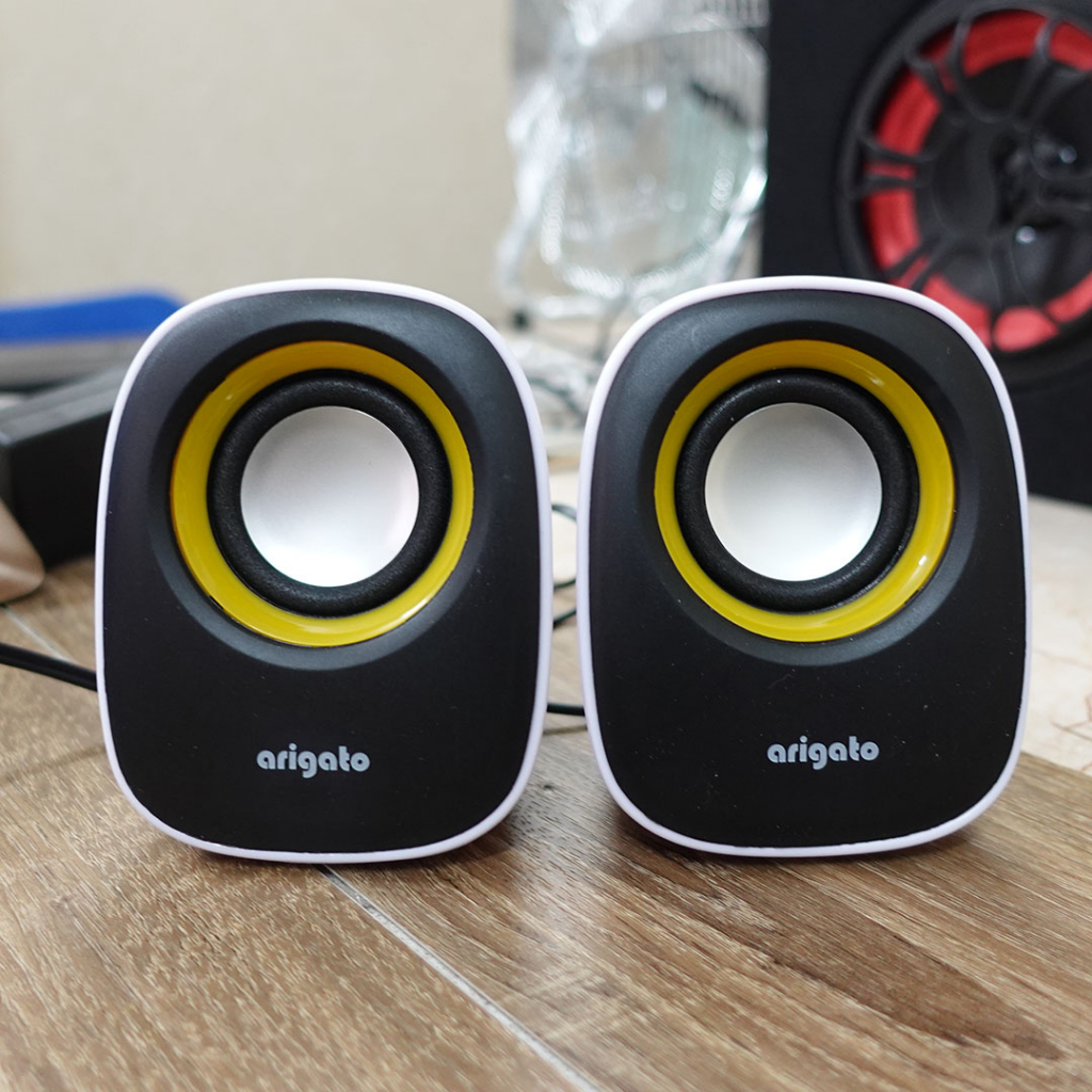 Loa Máy Tính Arigatoo 804 Chính Hãng- Âm Thanh Nổi , Cực Hay - Giao Màu Ngẫu Nhiên