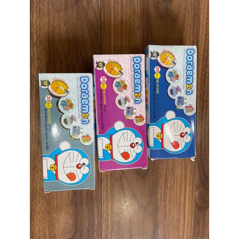 Hộp 20 Cây Bút Gel Doraemon đủ màu xanh, tím , đen