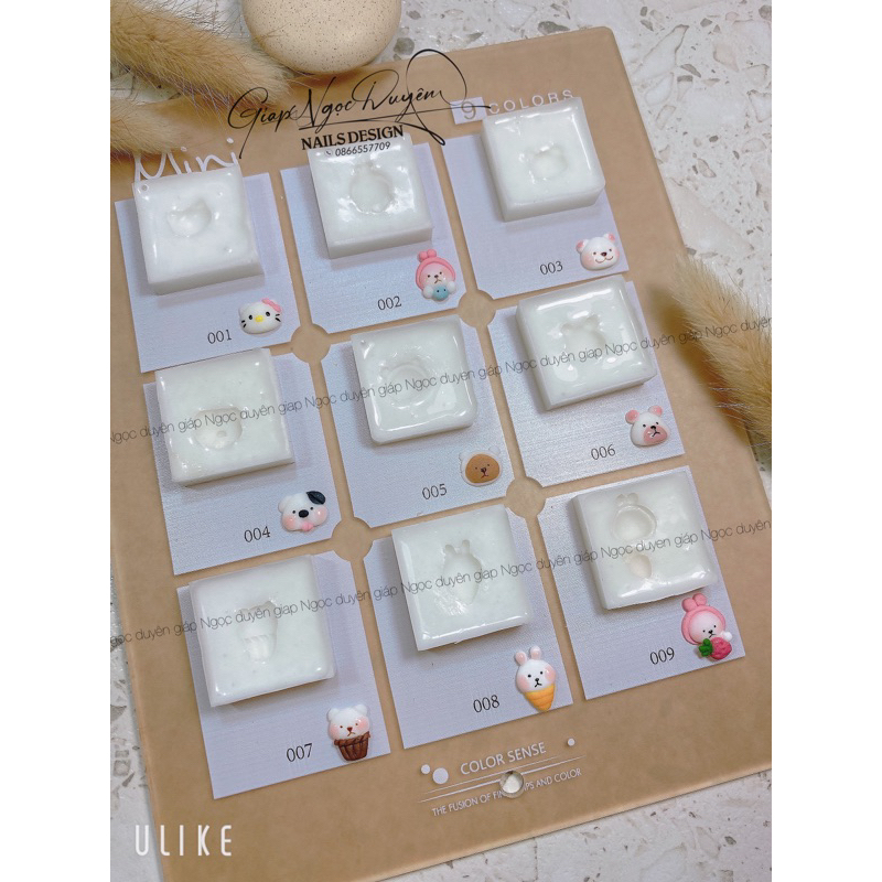 Khuôn silicon  nail