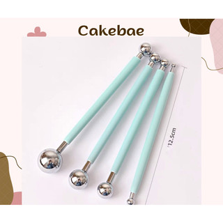 Mo tròn kim loại tạo hình fondant/đất sét