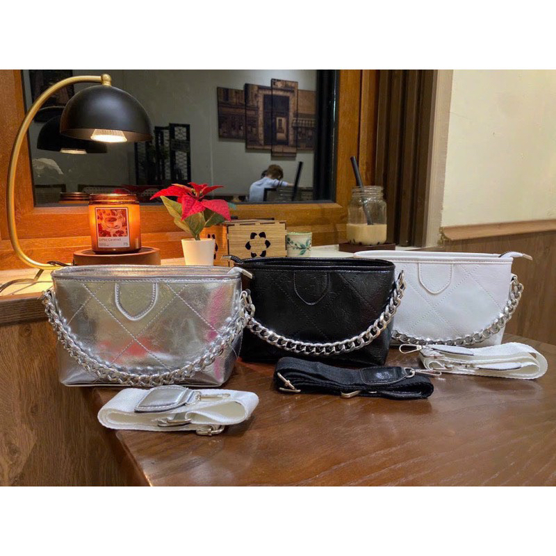 Túi xách nữ HOBO đeo chéo xách tay đeo vai phong cách Hàn Quốc