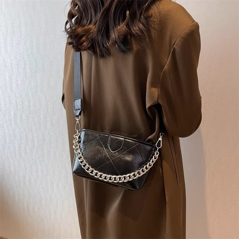 Túi xách nữ HOBO đeo chéo xách tay đeo vai phong cách Hàn Quốc