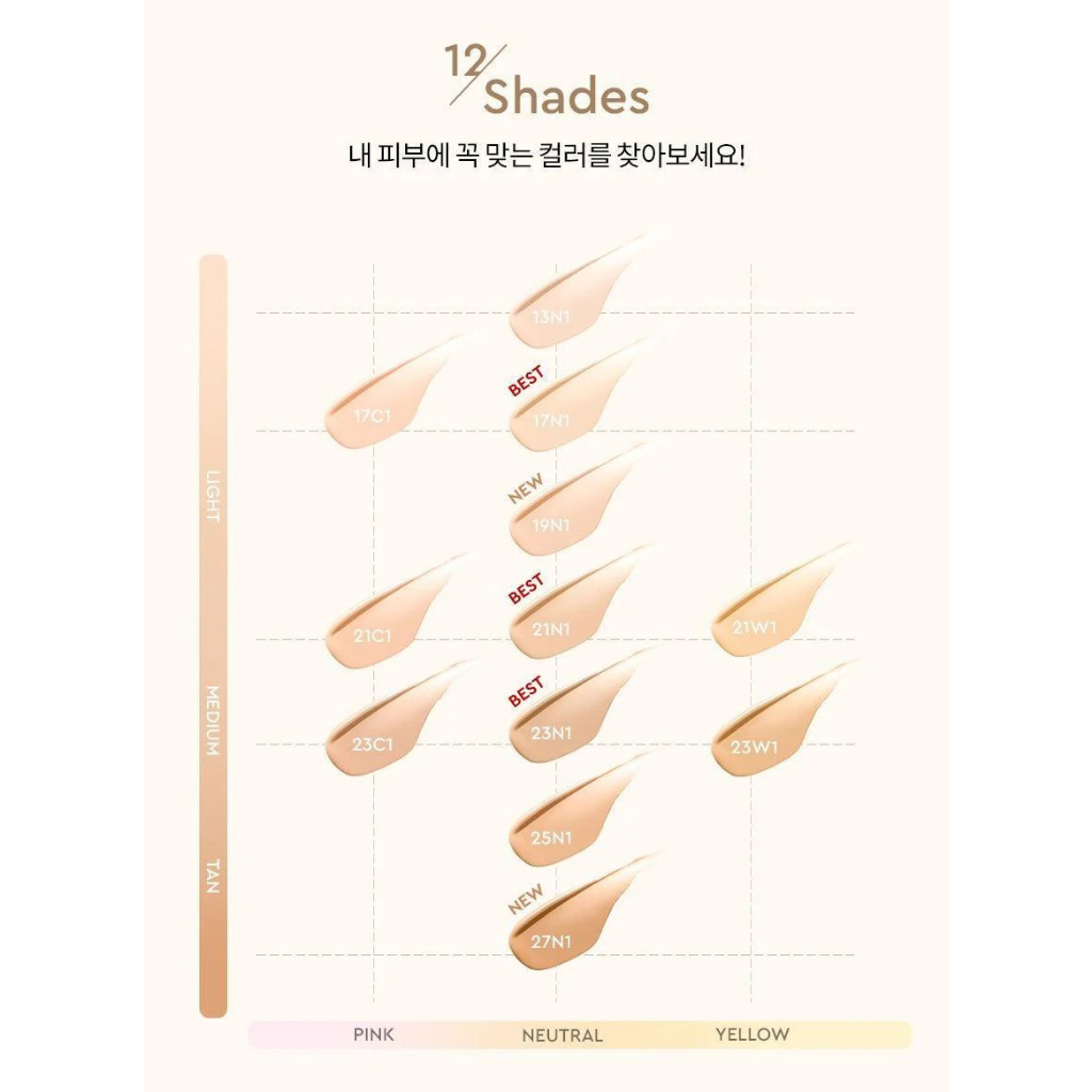 Kem nền Hera tạo nên làn da sáng, mịn và không bết dính, bền màu suốt cả ngày dài Silky Stay 24H Longwear Foundation