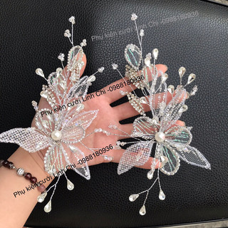 Cài tóc cô dâu, hoa cài tóc cô dâu ngày cưới