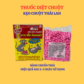 Thuốc diệt chuột sinh học kẹo chuột dạng viên kẹo diệt chuột ars rat killer thái lan 80gr
