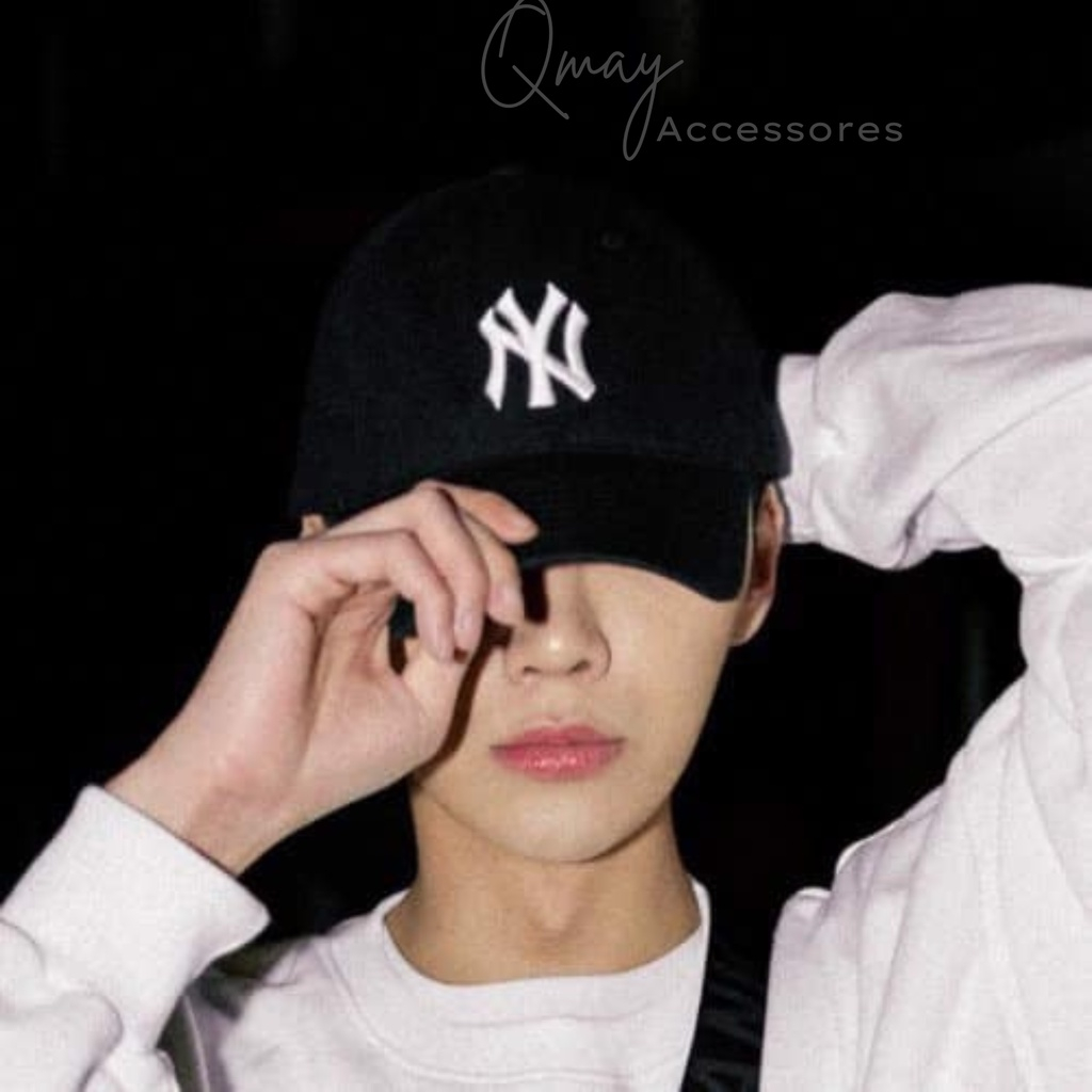 Mũ Nón Lưỡi Trai MLB Thêu Chữ NY Hàng Xuất Dư Cao Cấp Phong Cách Hàn Quốc Full Tem Tag Bao Bì