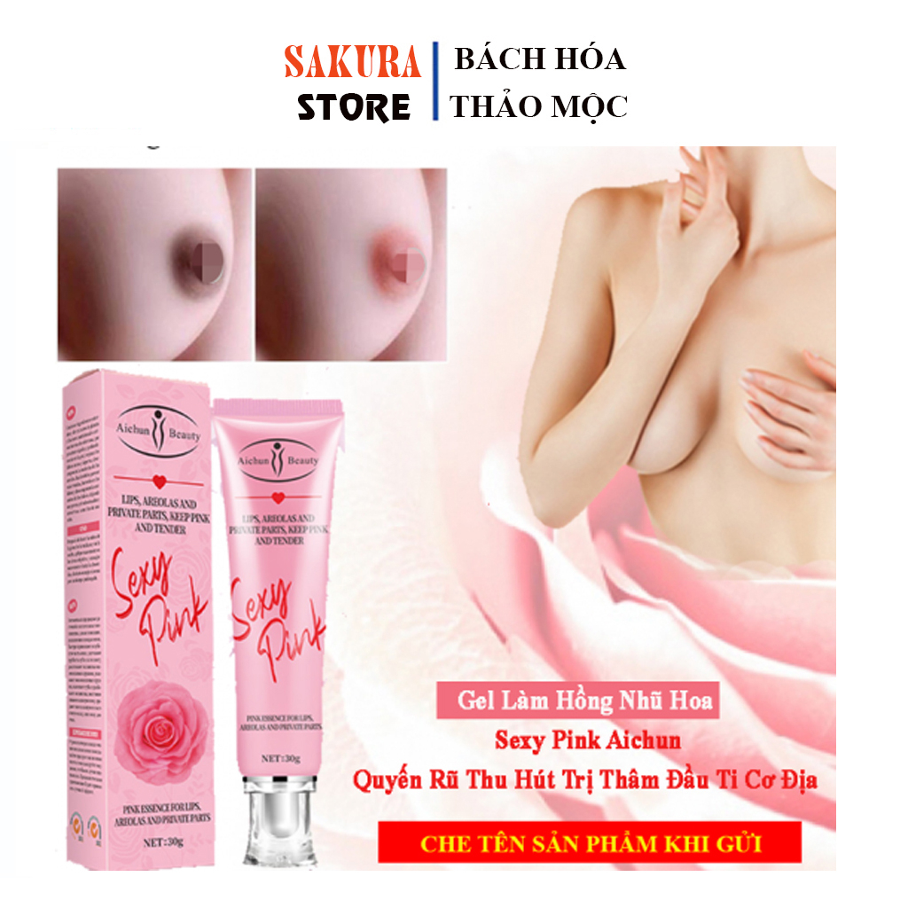 Sexy Pink Mờ thâm  làm hồng vùng kín, làm hồng nhũ hoa, giảm thâm môi làm hồng môi làm hồng bikini.