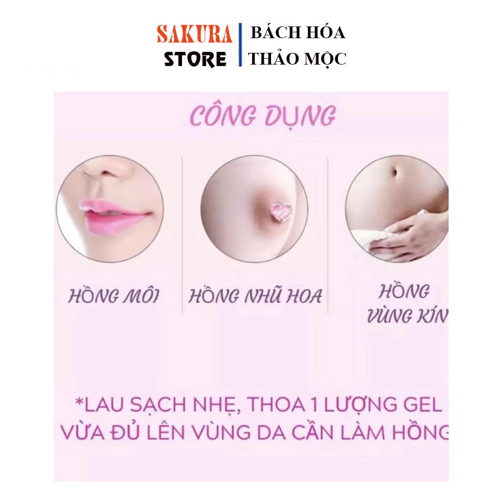 Sexy Pink Mờ thâm  làm hồng vùng kín, làm hồng nhũ hoa, giảm thâm môi làm hồng môi làm hồng bikini.