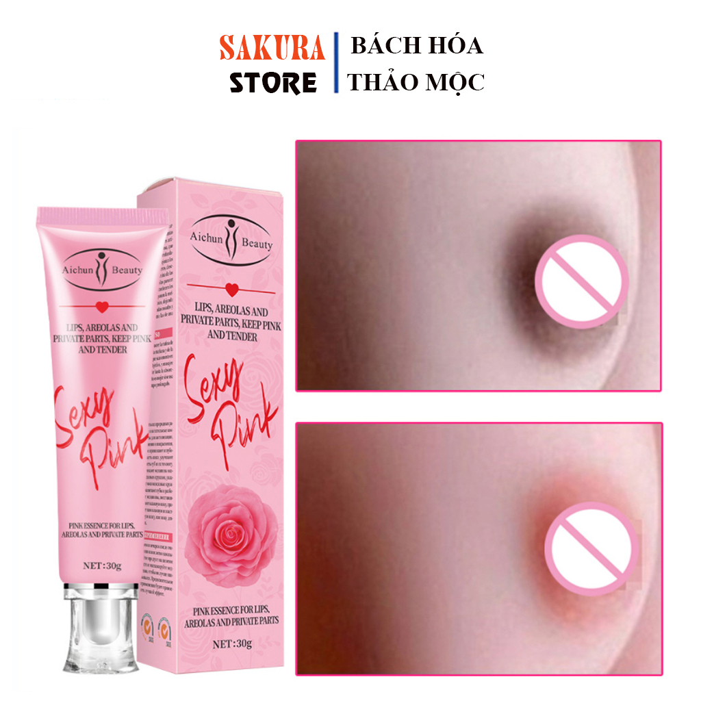 Sexy Pink Mờ thâm  làm hồng vùng kín, làm hồng nhũ hoa, giảm thâm môi làm hồng môi làm hồng bikini.