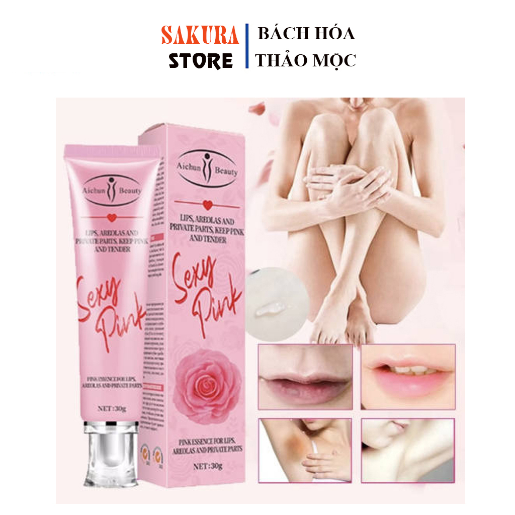 Sexy Pink Mờ thâm  làm hồng vùng kín, làm hồng nhũ hoa, giảm thâm môi làm hồng môi làm hồng bikini.