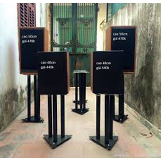 Chân để loa bằng sắt Màu Đen 5Tấc