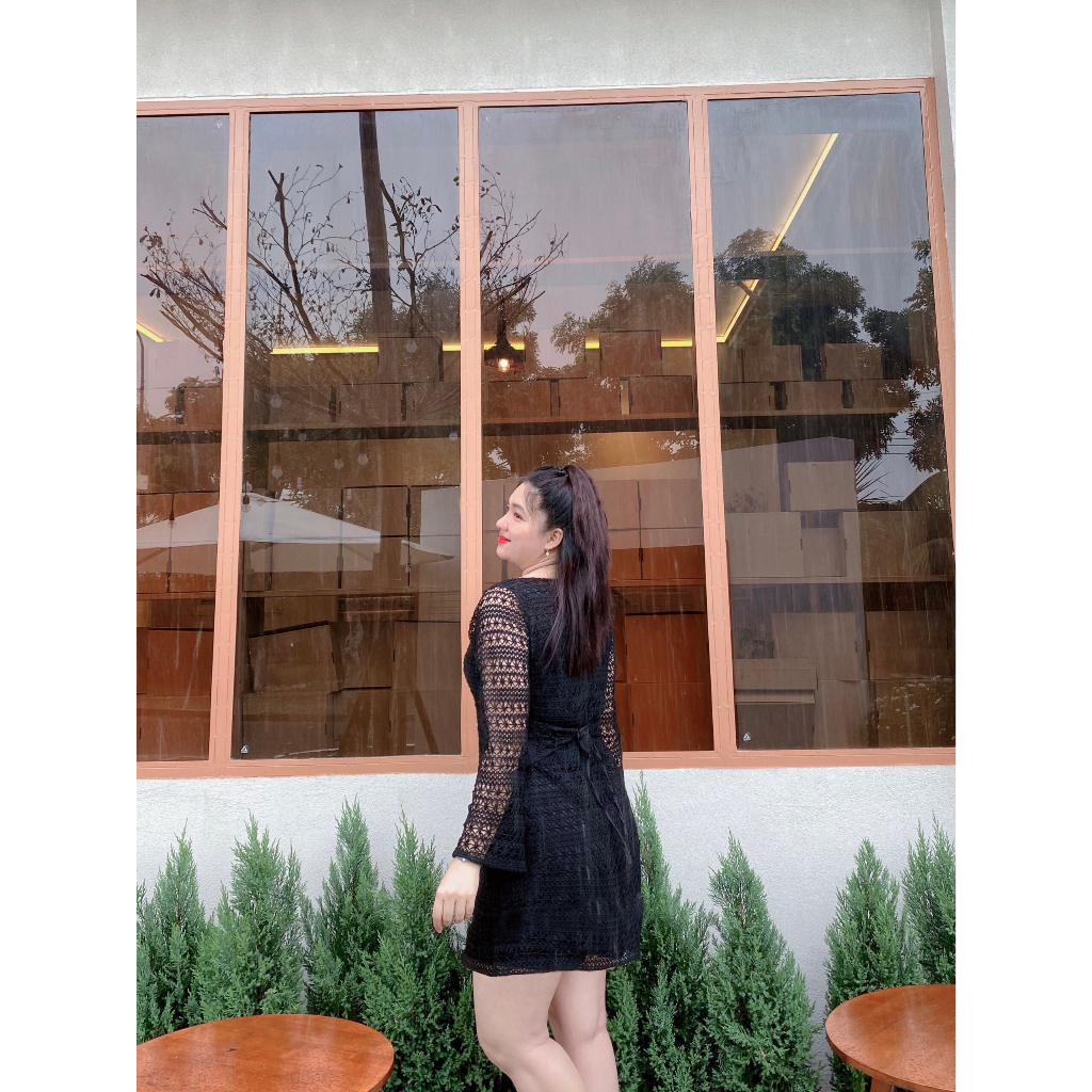 ĐẦM KHOEN REN LƯỚI TAY LOE BIGSIZE