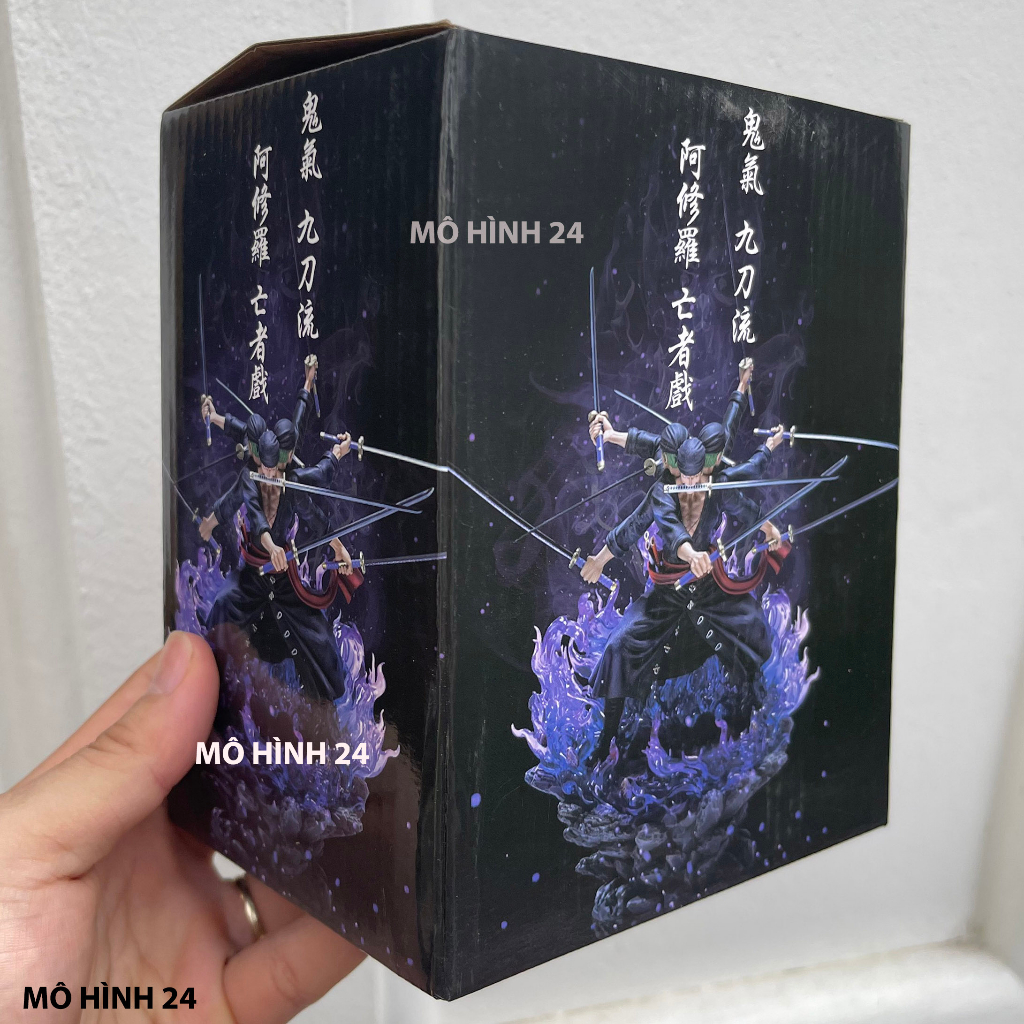 Mô hình Zoro 3 đầu 6 tay Asura full haki roronoa zoro ba đầu sáu tay one piece vua hải tặc figure onepiece fullbox