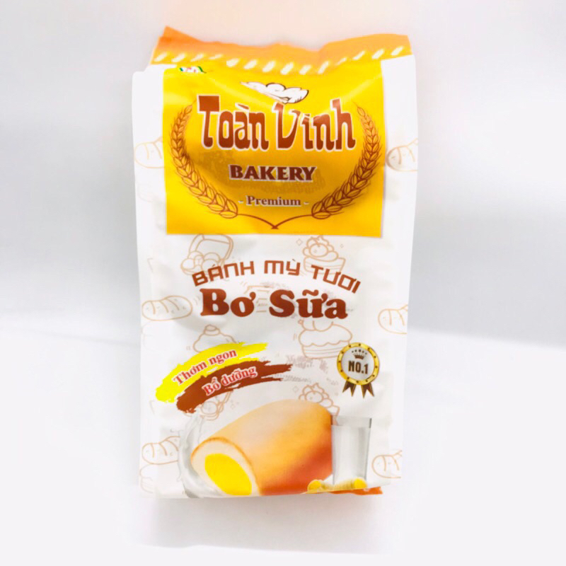 Bánh Mỳ Tươi Toàn Vinh Nhân Sữa Chua/Bơ sữa 200g