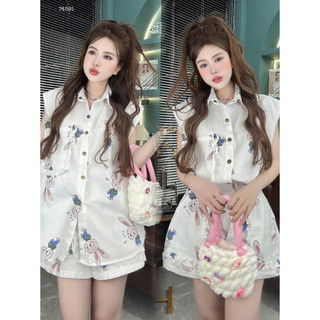 SET ÁO SƠ MI SÁT NÁCH KÈM SHORT