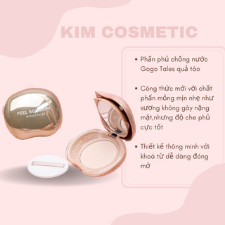 Phấn Phủ Kiềm Dầu- Phấn Phủ Gogo Tales Không Trôi Trong Nước Họp Xịn Sò-Lazencosmetics